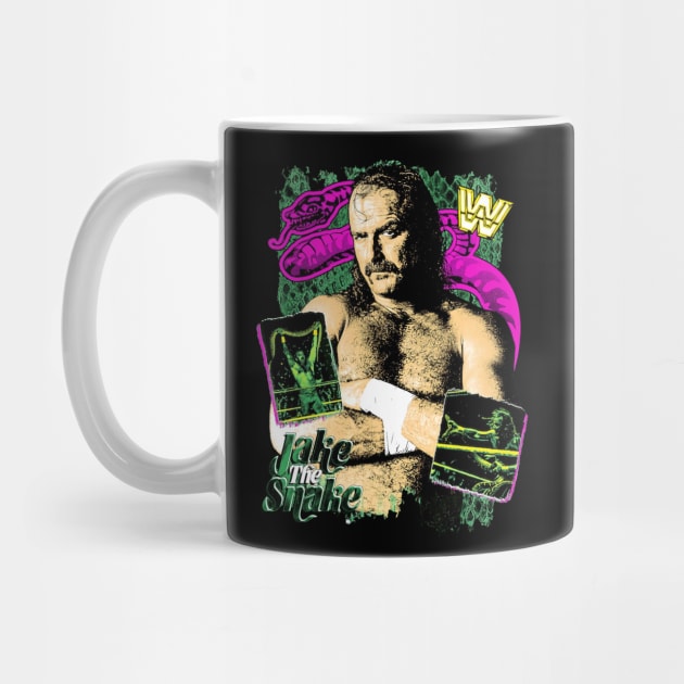 Jake The Snake Roberts Neon by Holman